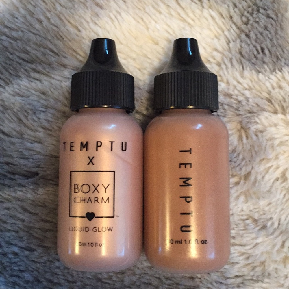 Temptu liquid bronzer and highlighter bundle